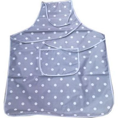 Avental Pvc Bolas Cinza