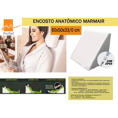 ANATOMICAL BACKREST MARMAIR 60x50x33/0 cm