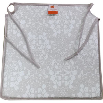 Assento Cadeira Romântico Crem 40x10x3cm