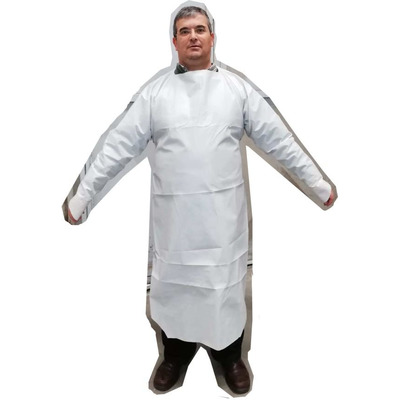 Reusable Waterproof Apron - Tnt / PE - One Size