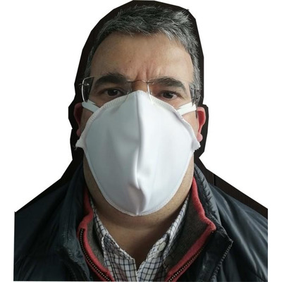 Mascarilla no quirúrgica 2 cubiertas 100% poliéster reutilizable nivel 3