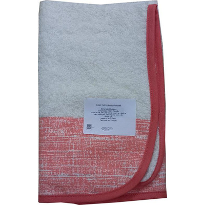 Turkish cloth with bar Panama Design 3 Coral 50x50 cm