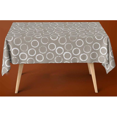 Toalha Mesa 150x250 Cm Anti Nódoa Desenho 4 80%algodão/ 20%polyester