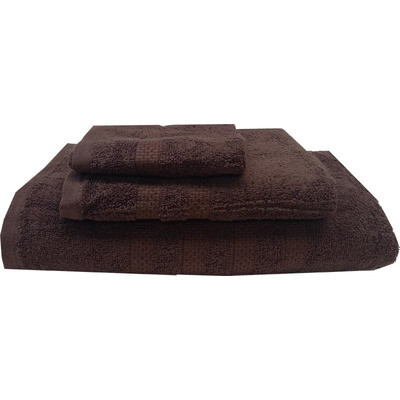 Face Towel 50x100 Cm 500g/m2 Waffle Brown