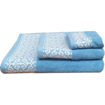 Toalla de Baño 100x150 Cm 400g/ m2 Azul Vintage