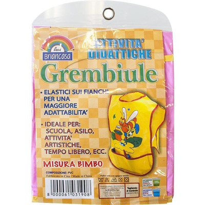 Avental Infantil Com Elástico Lateral