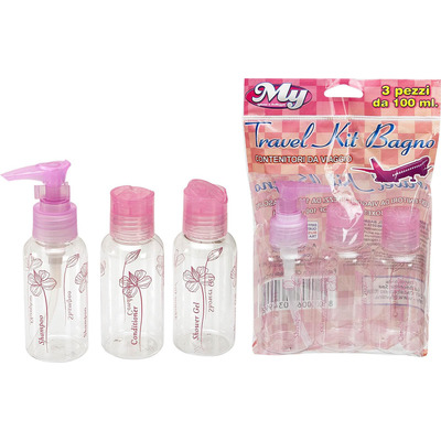 Bath Travel Kit 3-Piece Set