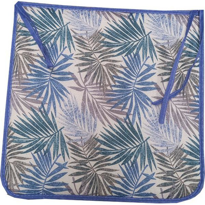 Seat Panarea Blue Foliage 40x40cm