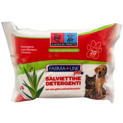 Pet Hygiene Wipes Aloe Vera and Moss Perfumer 20un