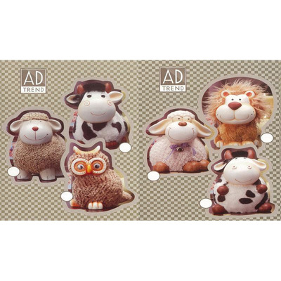 Mealheiro Animais Sortidos 16x10h16.5