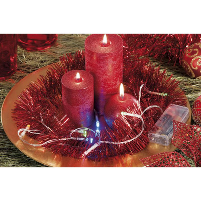 10 Miniluzes Led Com Bateria