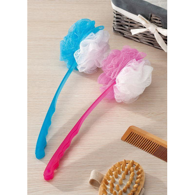 Body Sponge With Handle 38 Cm 2c St