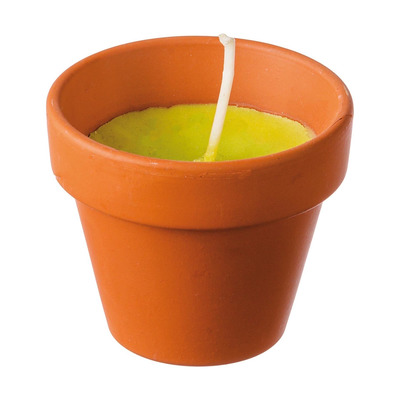 Citronella candle Round Terracotta Vase 7 cm x height 6 cm