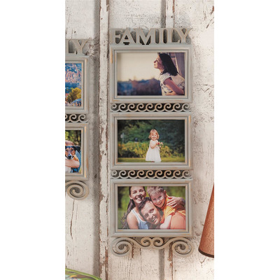 Moldura Pp 3 Fotos 10x15 2c 17x47 Cm