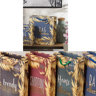 Saco Papel 4 Desenhos26x12x32cms