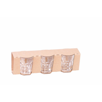 Copo Vidro 5 Cl - Conjunto 3 - D4,5xalt5,5 Cm