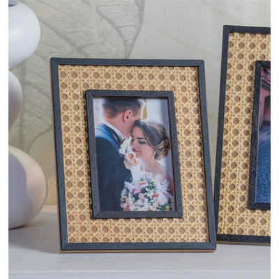 Frame MDF straw 10x15 cm