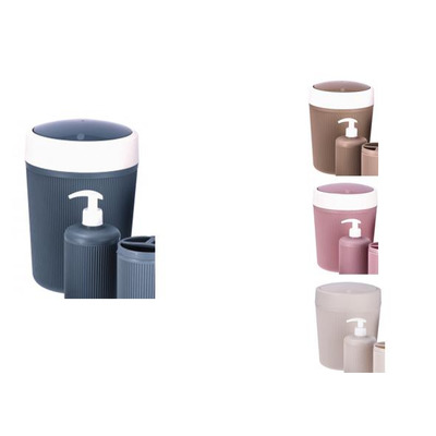 Balde Lixo Basculante em Pvc 4c 5 Lt