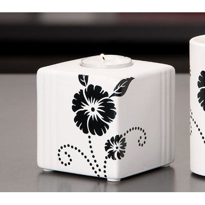 Porta Velas Lory Cubico 4 Cores
