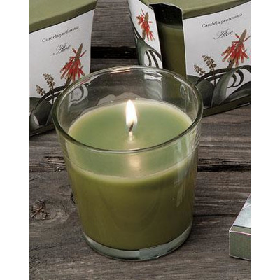 Vela Perfumada C/ vaso Vidro 6fr D7,5xa8