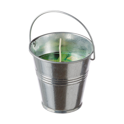 Vela Citronella Vaso Ferro Redonda 7cm X Altura 7 Cm