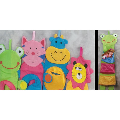 Porta Objetos C/ 3 Bolsos S4fg 33x126 Cm