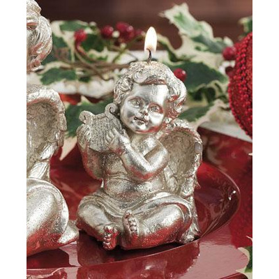 Christmas Angel Candle 3m2cs 6,5x6,5xa9,5 cm