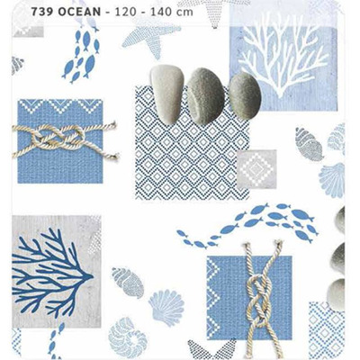 Tecido Cl Pvc Photoprint Refª 739 Ocean - L1,40m Rl20 Ml