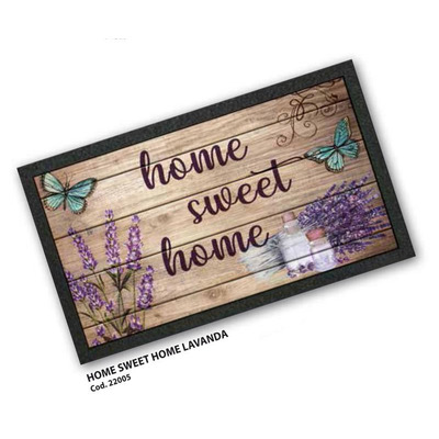 Alfombra Formato Impresión 40x68 cm Home Sweet Home - Lavanda - R22005