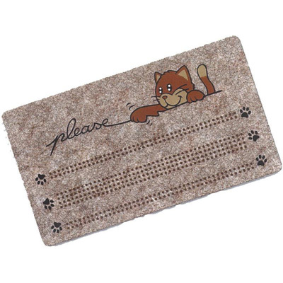 Brush Mat 40x70 cm Gatto Beige - R21223