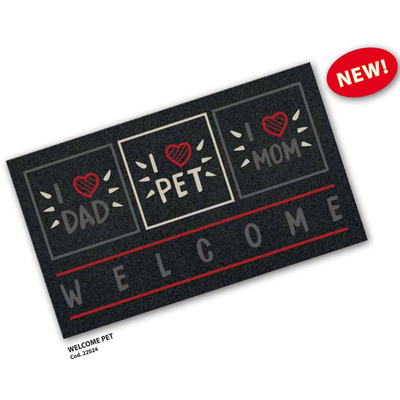 Glamour Rug 40x68 Welcome Pet R22024
