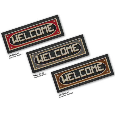 Tapete Format 25x68 Cm Welcome 3d - R21802