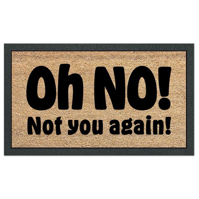 Rug Format Print 40x68 cm Not You Again - R22128