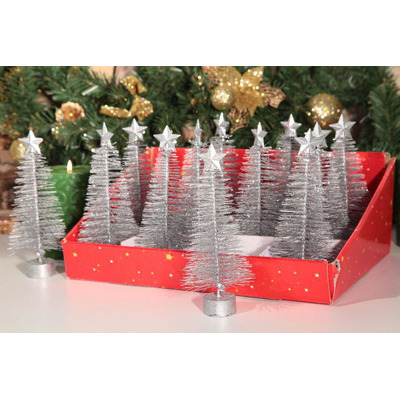 Árvore Natal Metal Prateada