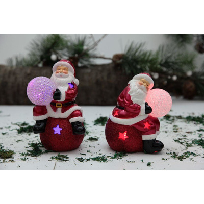 Santa Claus Per. With Light Medium©- R99356