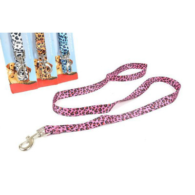 Trela Animais Mot. Leopardo 2x120