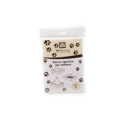 8 Sacos Liteira Gatos 80x38cm