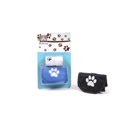 Porta Sacos   20 Sacos Higiene Azul/ pret