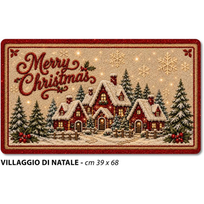 Tapete Magic 39x68 Cm Villagio Di Natale - R22719