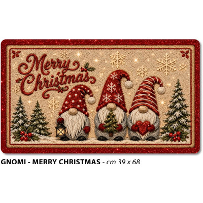 Tapete Magic 39x68 Cm Gnomo - Merry Christmas - R22721