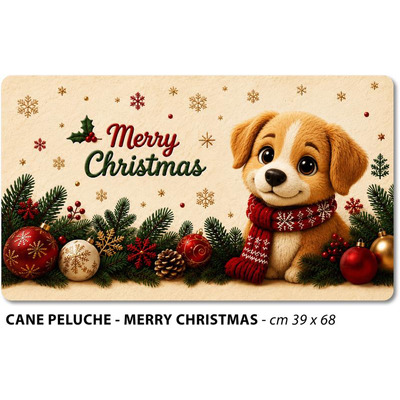 Tapete Magic 39x68 Cm Cane Peluche - Merry Christma - R22724