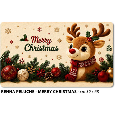 Tapete Magic 39x68 Cm Rena Peluche - Merry Christma - R 22726