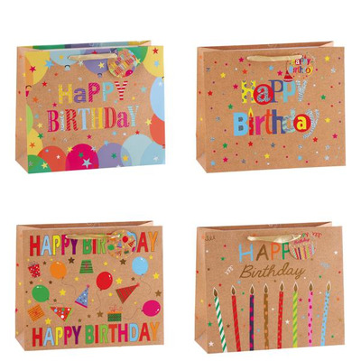 Saco Papel 4 Desenhos 31x12x26 Cm - Ref 121460