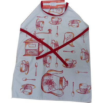 Apron 100% Loneta Cotton Menage Rojo