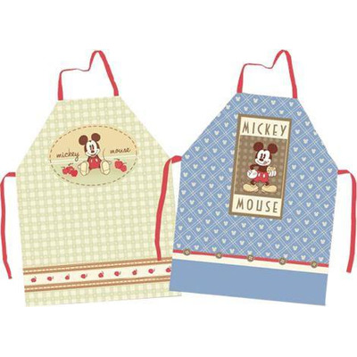 100% Cotton Mickey Classic Green Apron