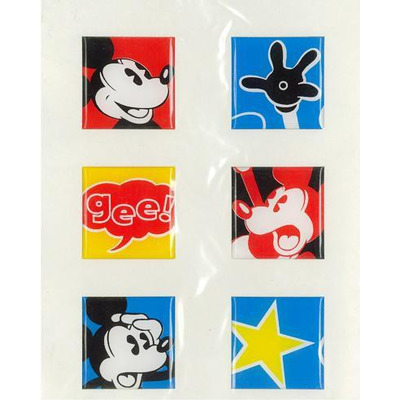 Pegatina Deco Mickey Cubic