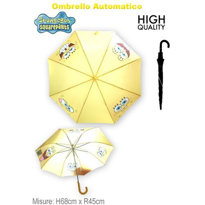 Guarda Chuva Aut. 48 Cm Bob Esponja