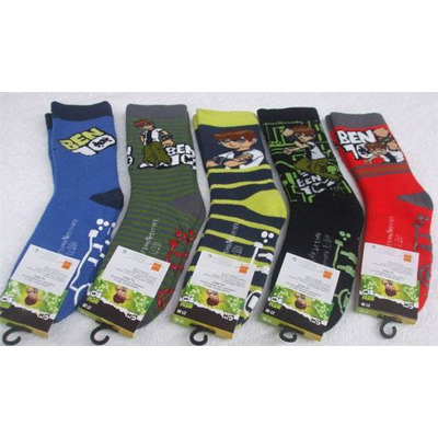 Pair of Ben 10 Boy Socks C/Anti-Slip