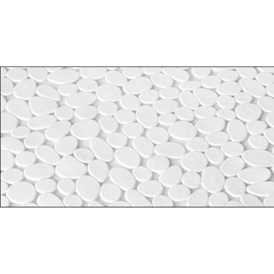 Tapete Banheira Cristal Branco 36x70cm