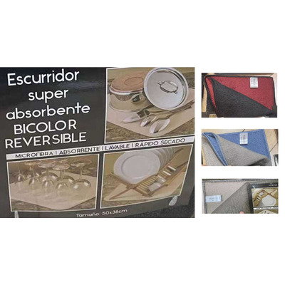 Escorredor Superabsorvente Bicolor 38x50 Cm